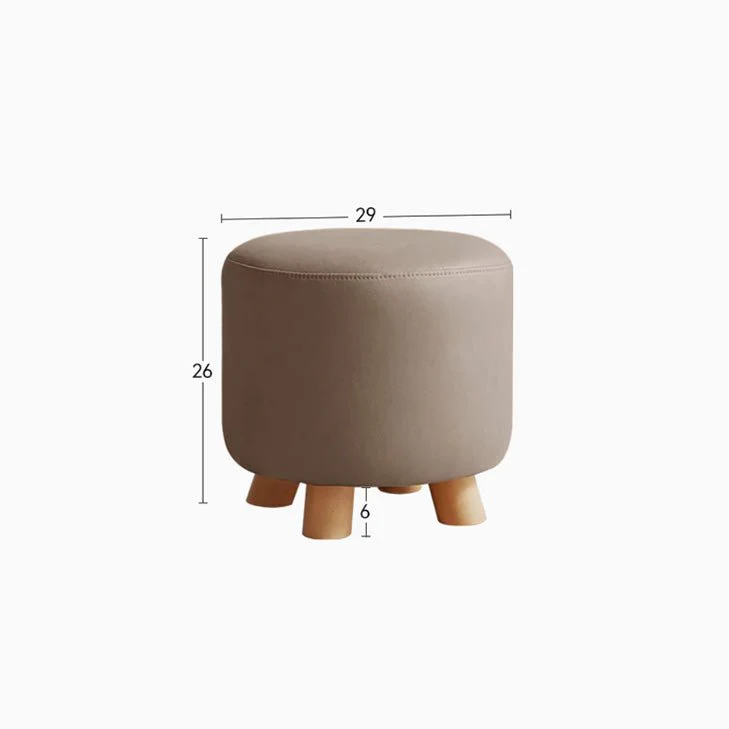 Lingbo Solid Beech Dressing Stool - Image 7