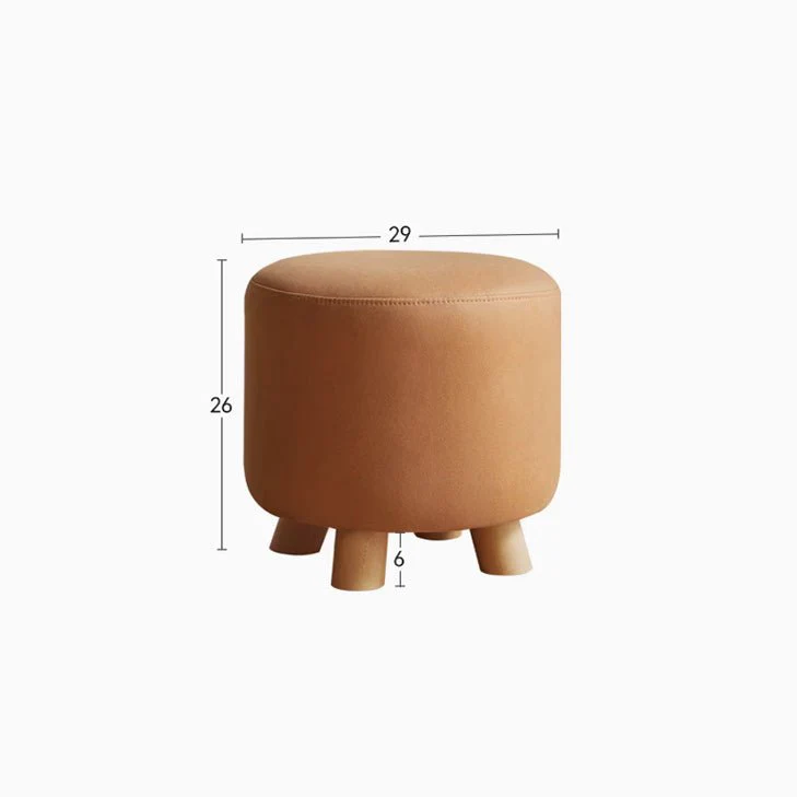 Lingbo Solid Beech Dressing Stool - Image 8