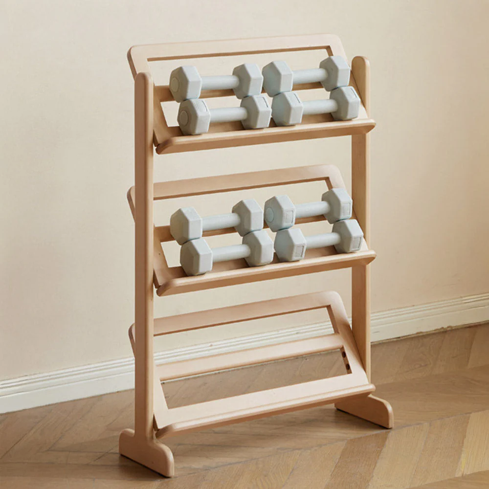 Lodine Natural Solid Beech Shoe Shelf - Image 6