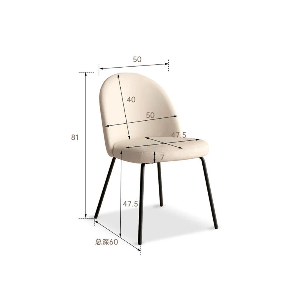Loreto Faux Leather Dining Chair - Image 10