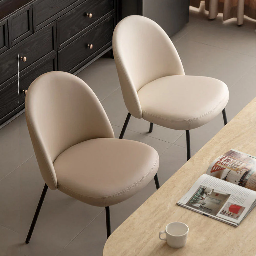 Loreto Faux Leather Dining Chair - Image 3