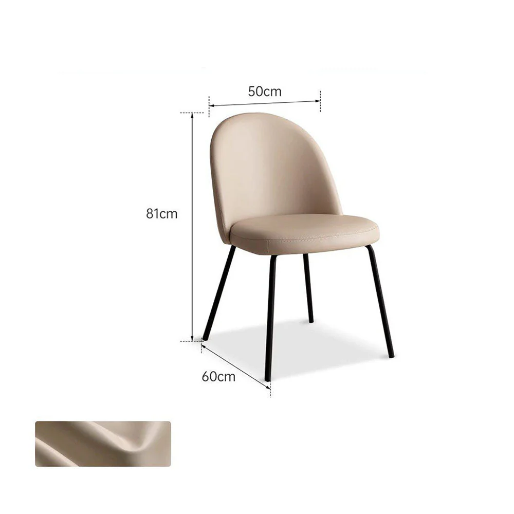 Loreto Faux Leather Dining Chair - Image 9