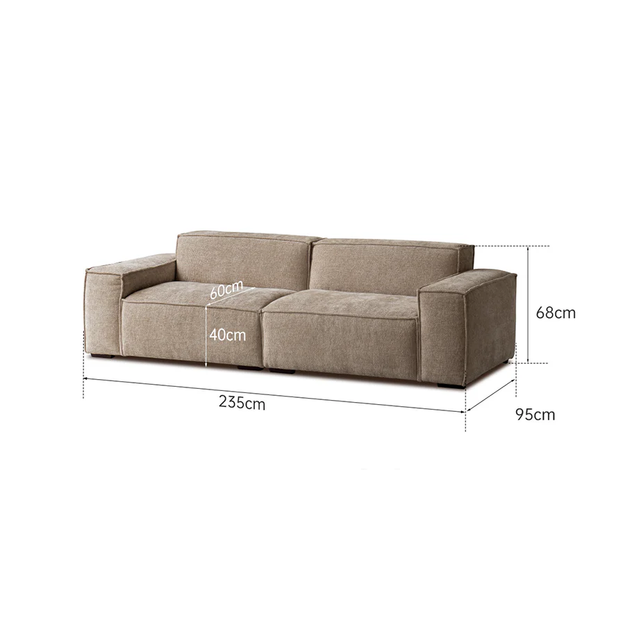 Loveren Chenille Sofa - Image 8