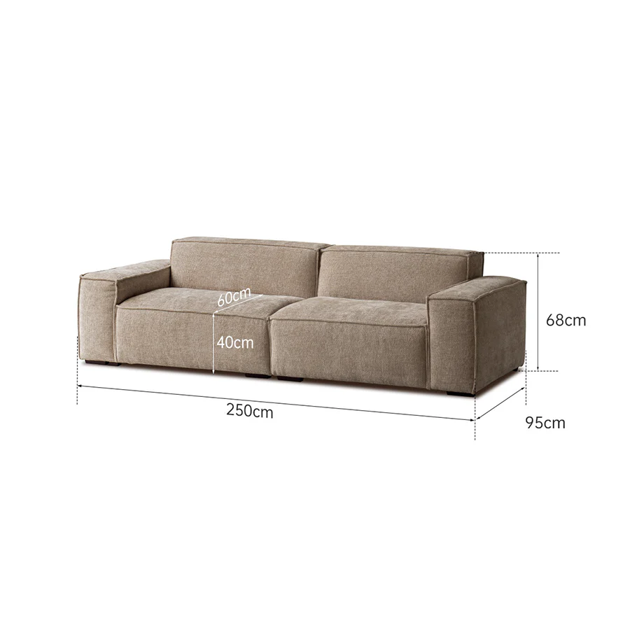 Loveren Chenille Sofa - Image 9