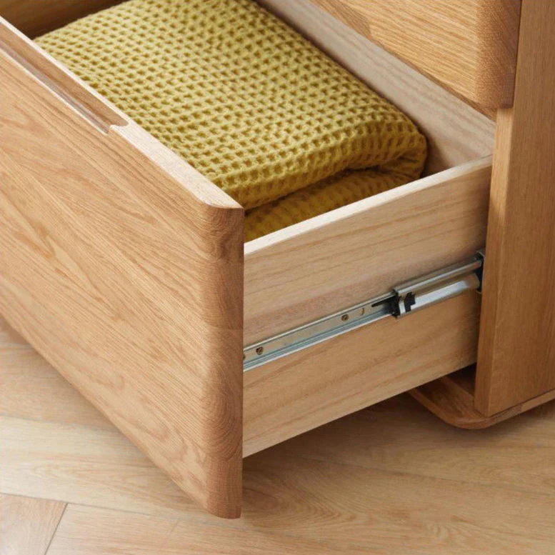 Manchester Natural Solid Oak 2+3 Chest of Drawers - Image 6