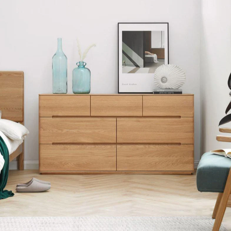 Manchester Natural Solid Oak 3+4 Chest of Drawers