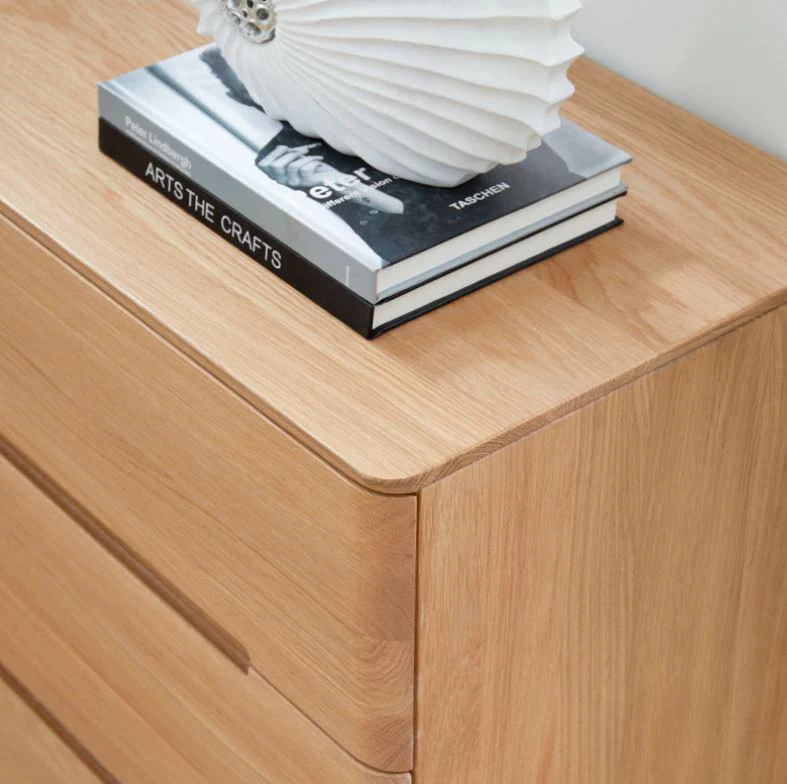 Manchester Natural Solid Oak 3+4 Chest of Drawers - Image 5