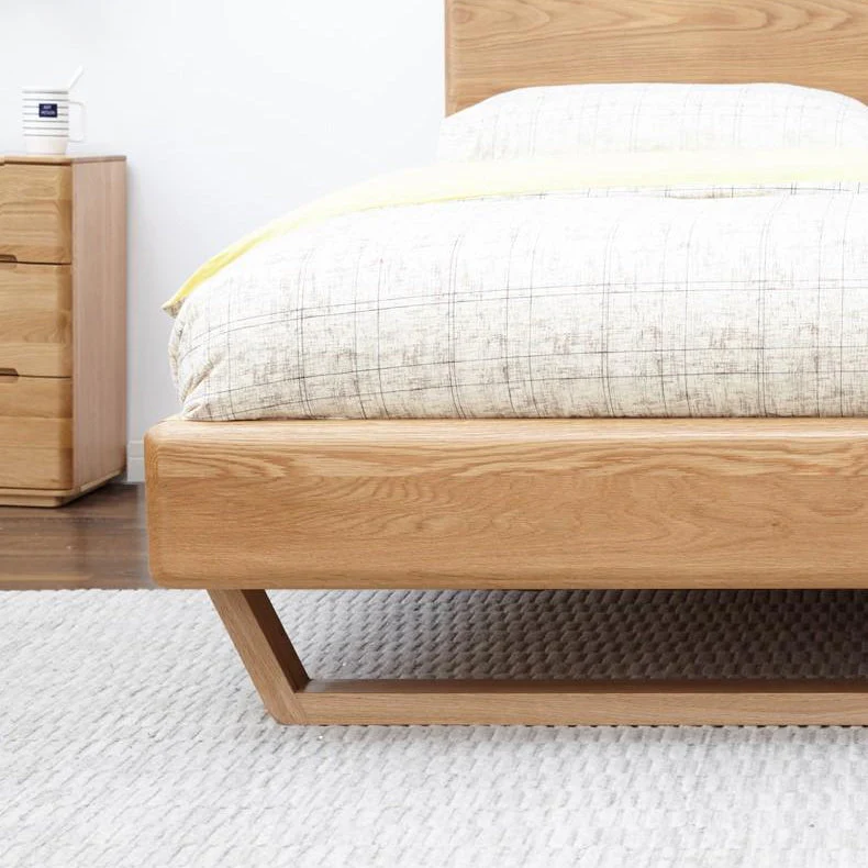Manchester Natural Solid Oak Bed Frame - Image 5