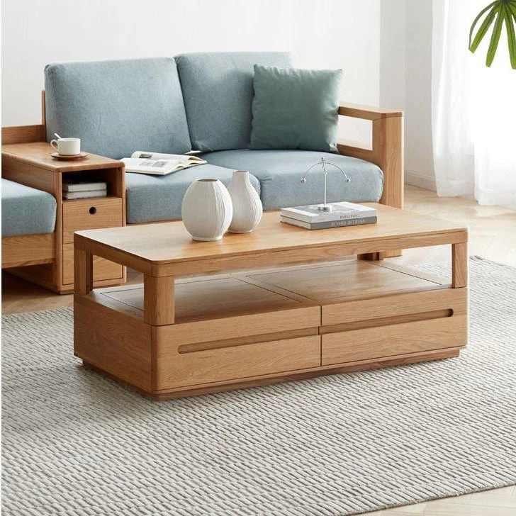 Manchester Natural Solid Oak Coffee Table