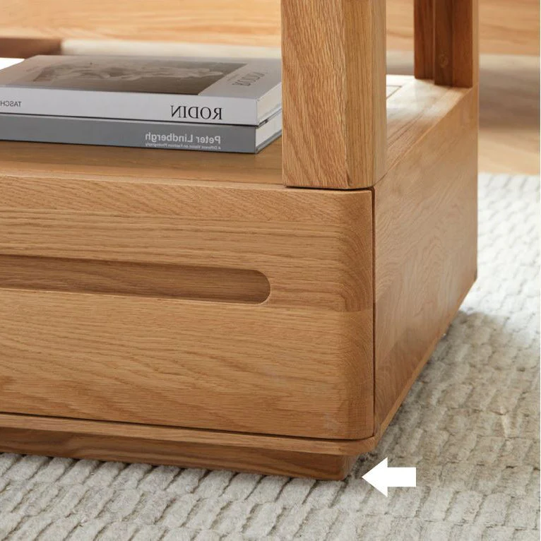 Manchester Natural Solid Oak Coffee Table - Image 8