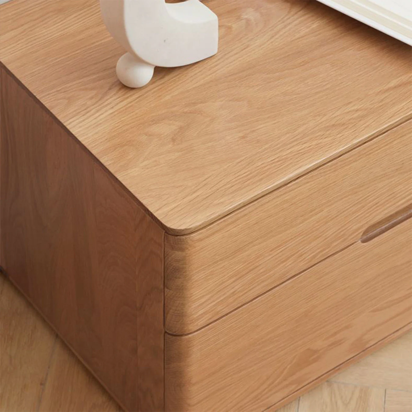 Manchester Natural Solid Oak large TV Unit - Image 3