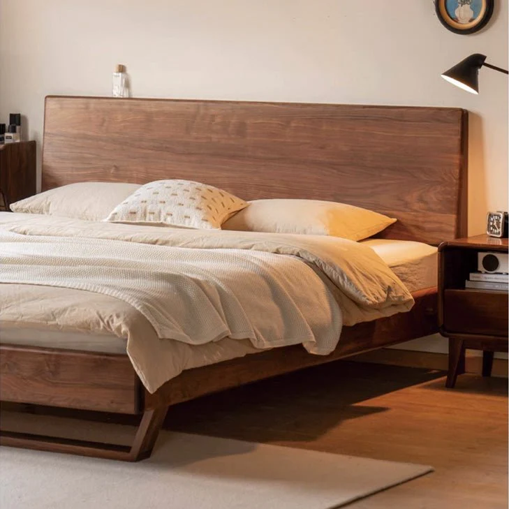 Manchester Natural Solid Walnut Bed Frame - Image 3