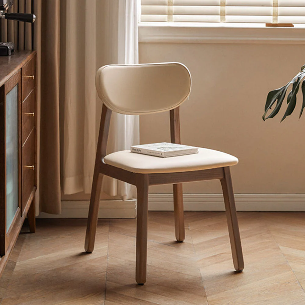 Marche Natural Solid Walnut Dining Chair