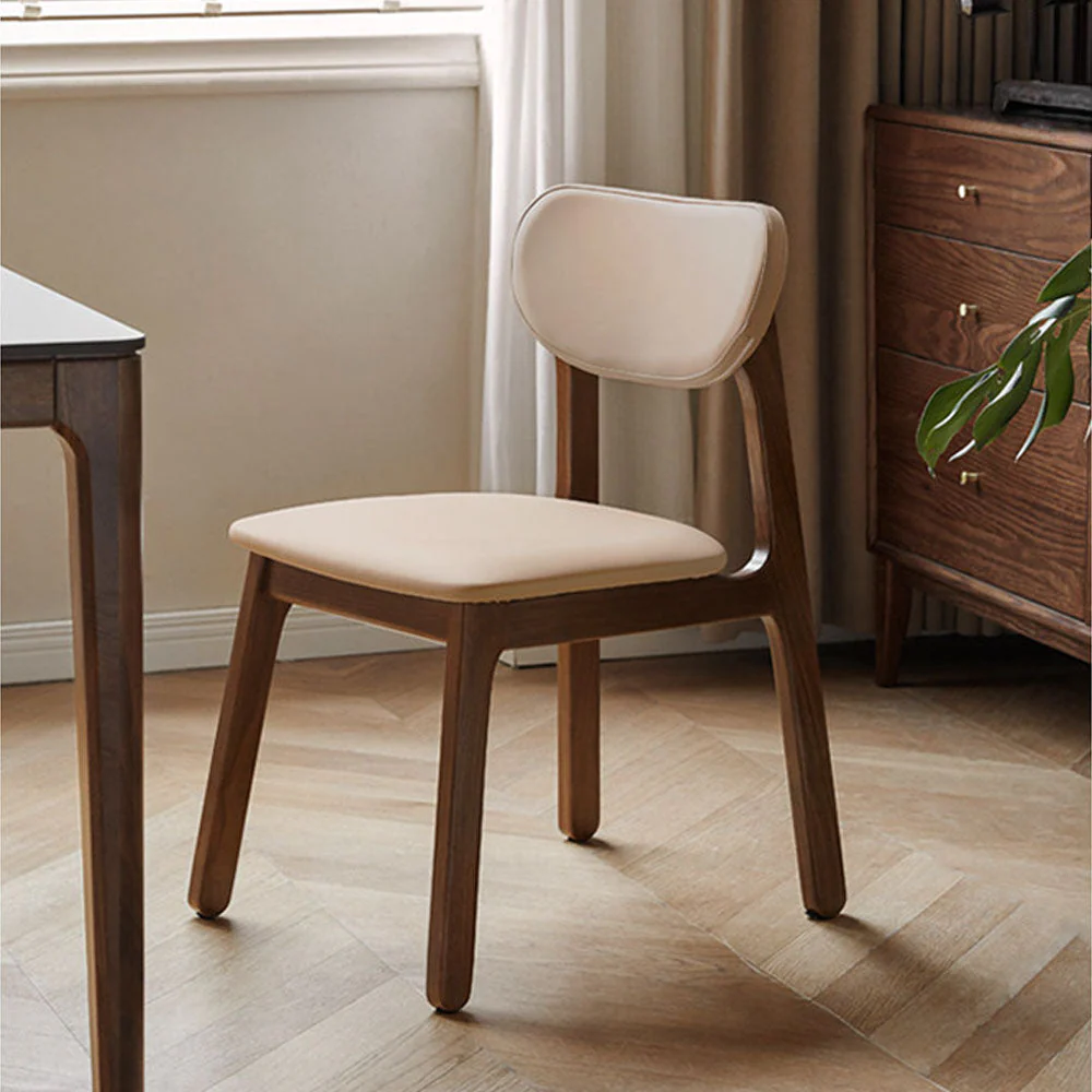 Marche Natural Solid Walnut Dining Chair - Image 2