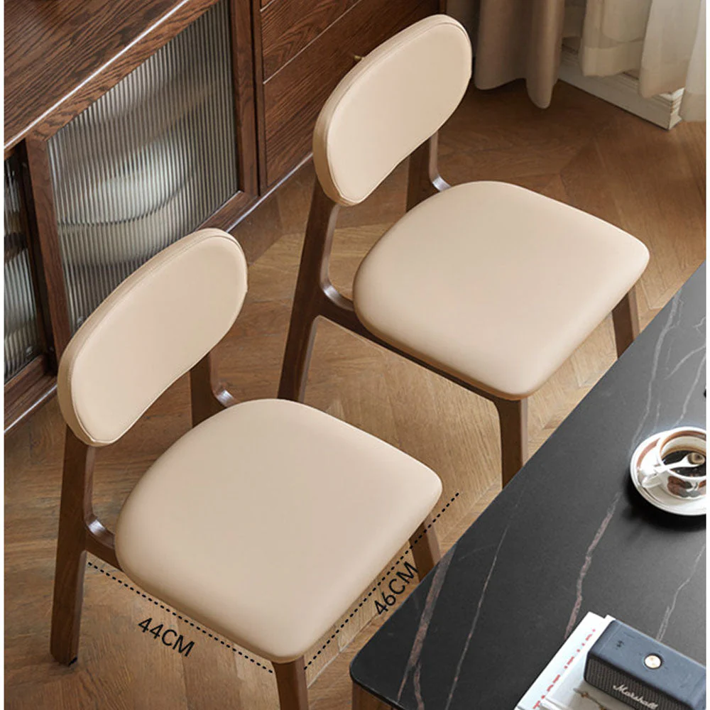 Marche Natural Solid Walnut Dining Chair - Image 3