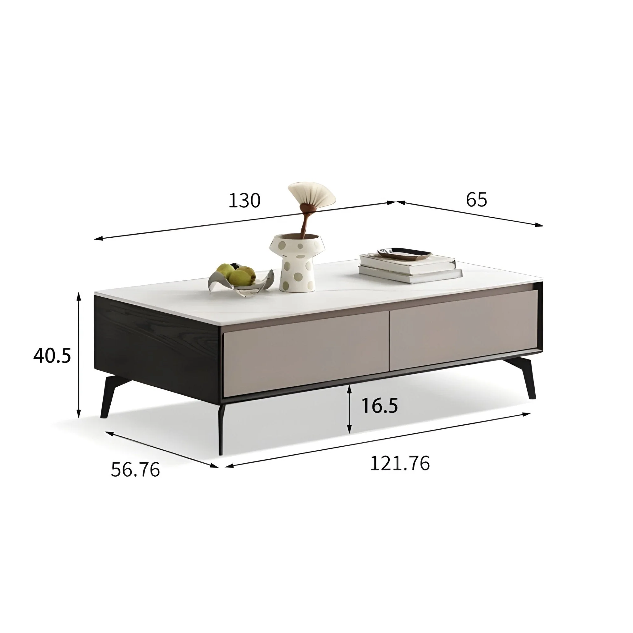 Marsta Solid Oak Coffee Table - Image 7