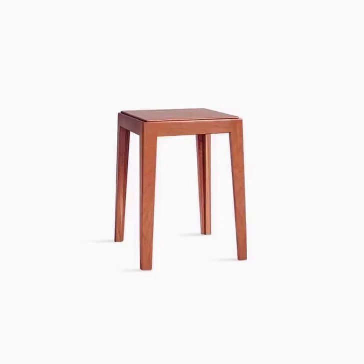 Matsue Natural Solid Hardwood Stacking Stool - Image 10