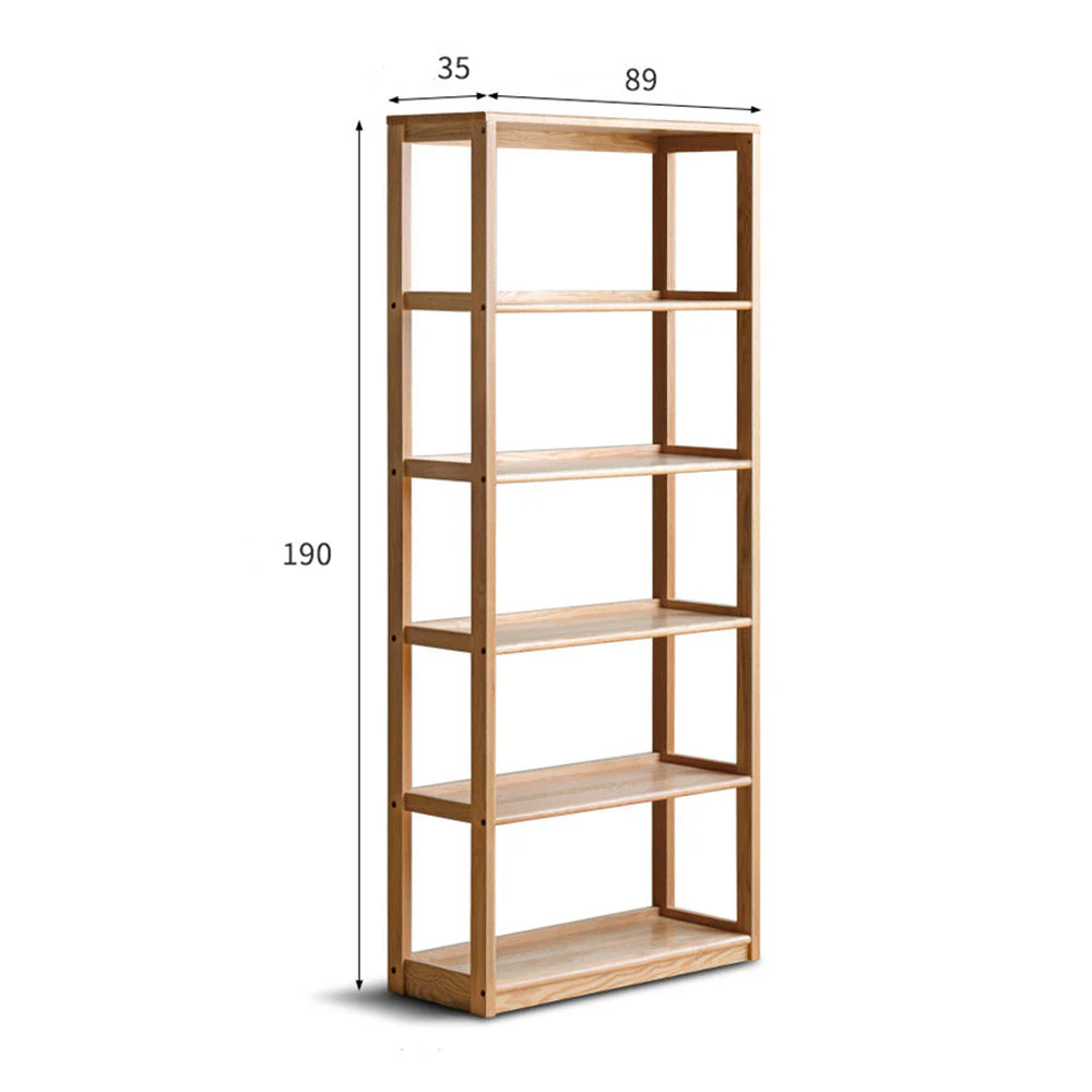 Medolla Natural Solid Oak Storage Shelf - Image 10