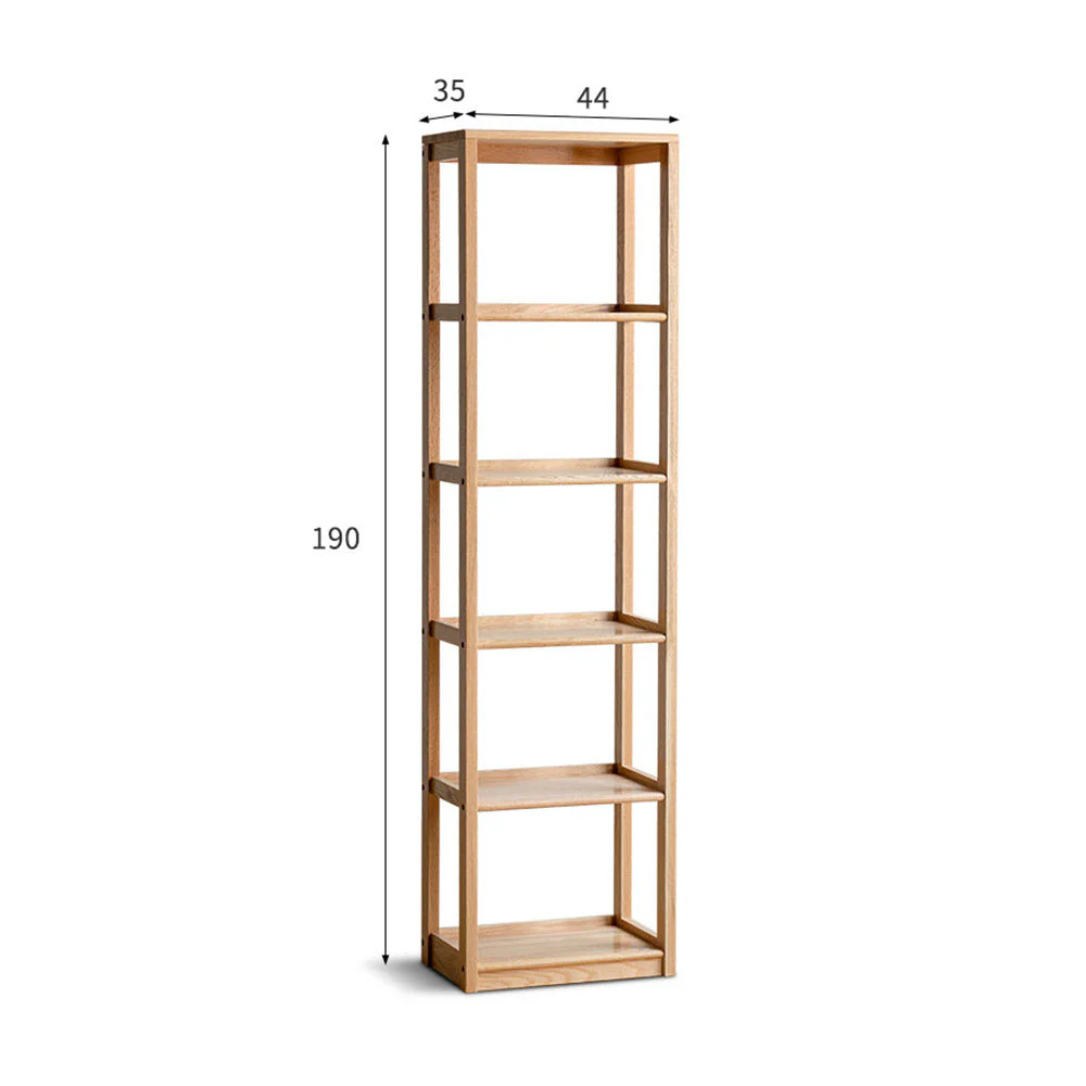 Medolla Natural Solid Oak Storage Shelf - Image 9