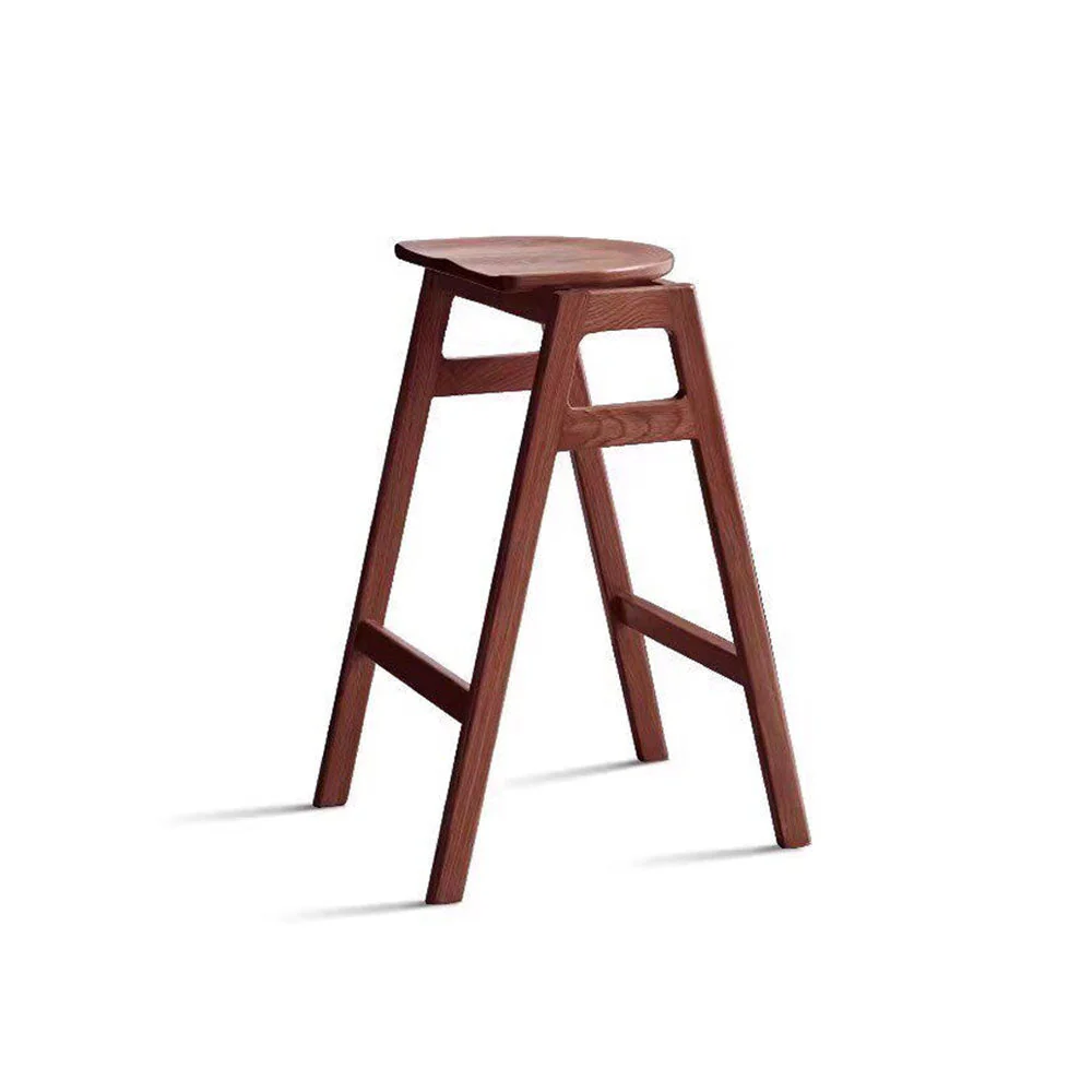 Mergo Solid Oak Bar Stool - Image 9