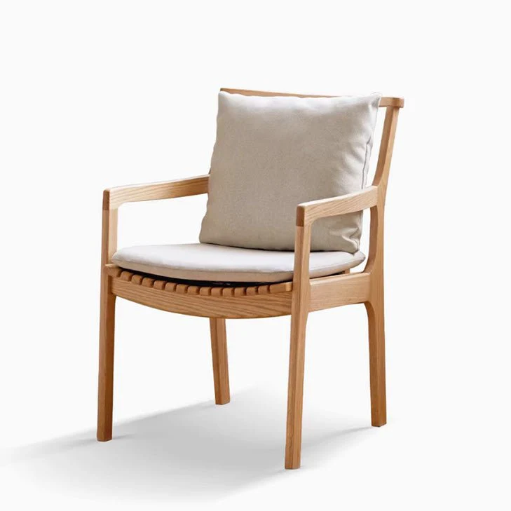 Metz Natural Solid Oak Leisure Chair - Image 10