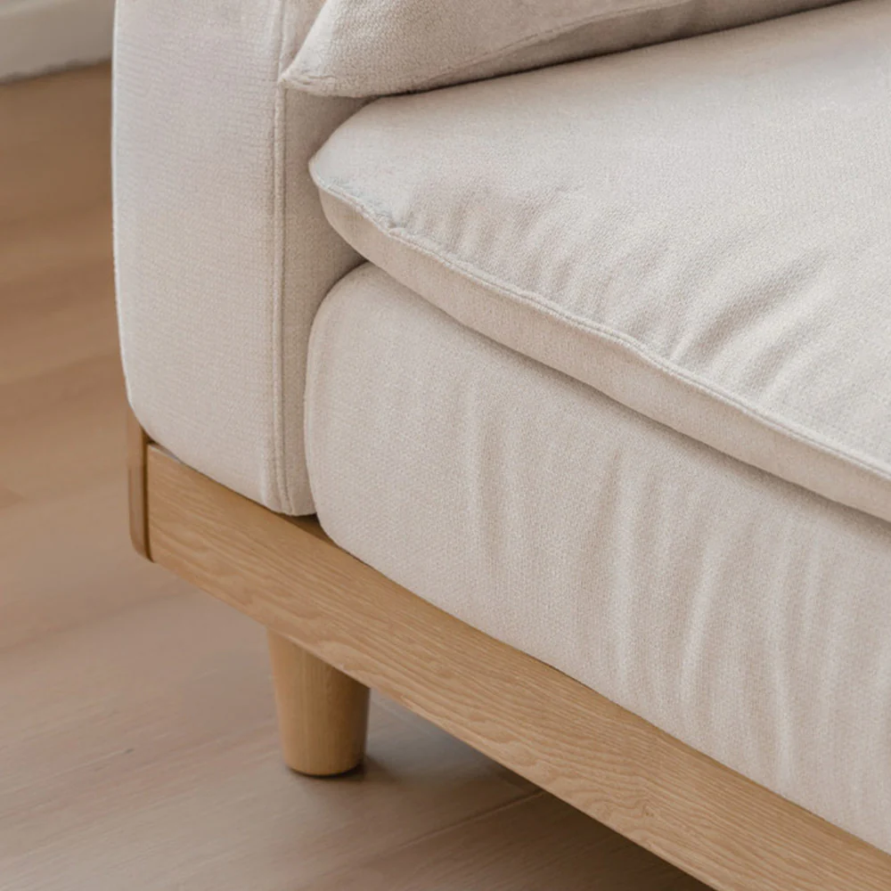 Milena Natural Solid Ash Sofa - Image 8