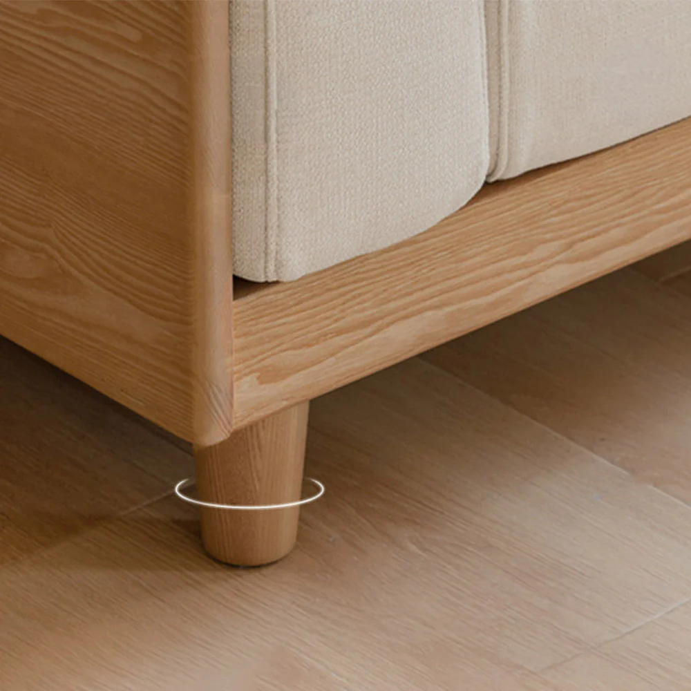 Milena Natural Solid Ash Sofa - Image 9