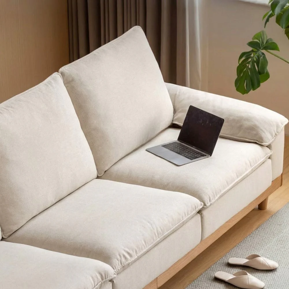 Milena Natural Solid Oak Sofa - Image 5
