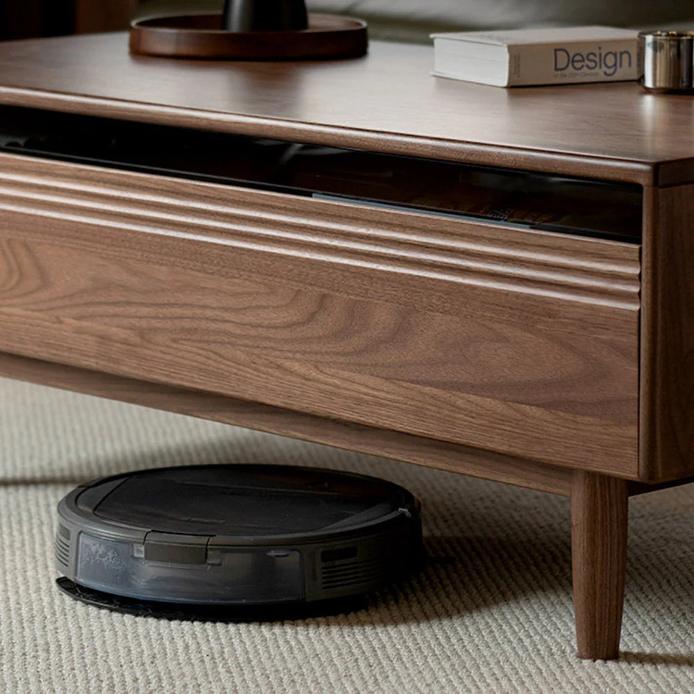 Modena Natural Solid Walnut Coffee Table - Image 8