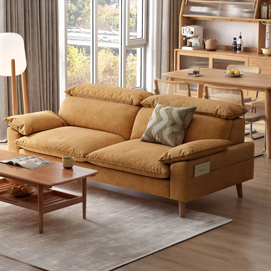 Mork Corduroy Fabric Sofa - Image 3