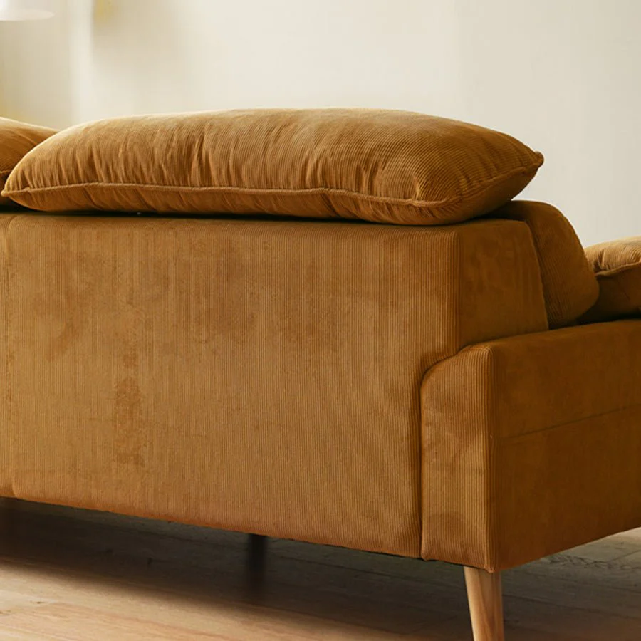Mork Corduroy Fabric Sofa - Image 5