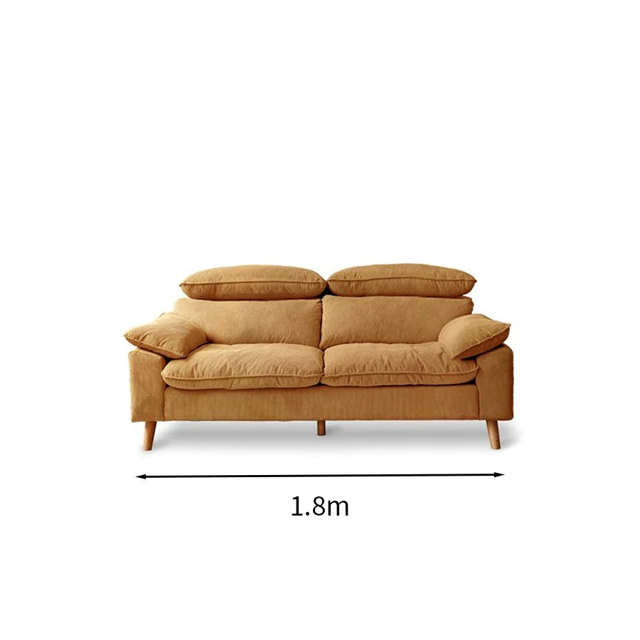 Mork Corduroy Fabric Sofa - Image 7