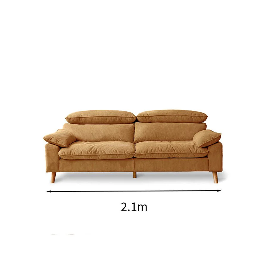 Mork Corduroy Fabric Sofa - Image 9