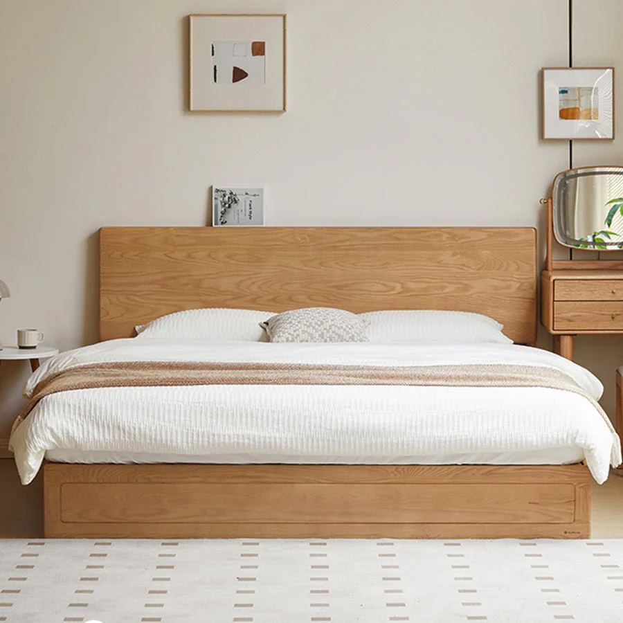 Mosby Solid Ash Box Body Bed Frame