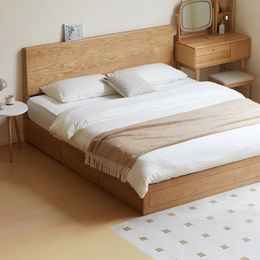 Mosby Solid Ash Box Body Bed Frame - Image 2