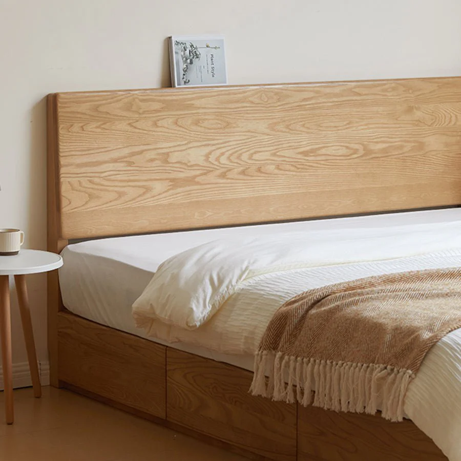 Mosby Solid Ash Box Body Bed Frame - Image 6