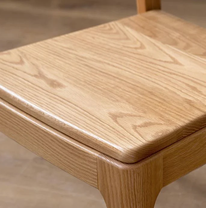Munich Natural Solid Oak Dining Chair - Image 4