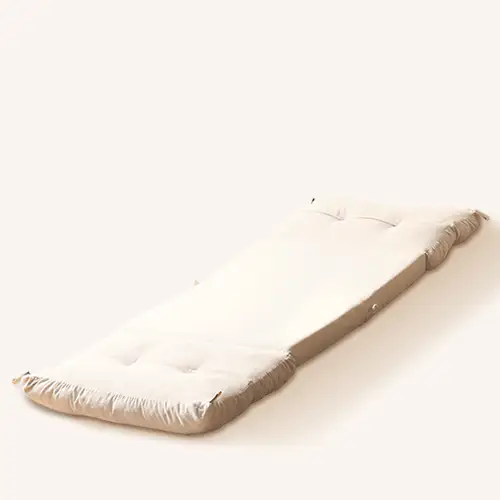 Nagoya Corduroy Plush Creamy Sofa Bed - Image 5