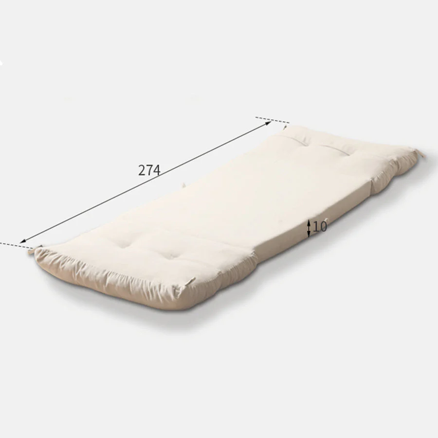 Nagoya Corduroy Plush Creamy Sofa Bed - Image 7