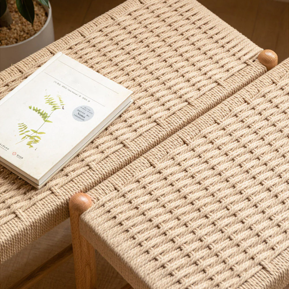 Nara Natural Solid Oak Shoe Bench - Image 8
