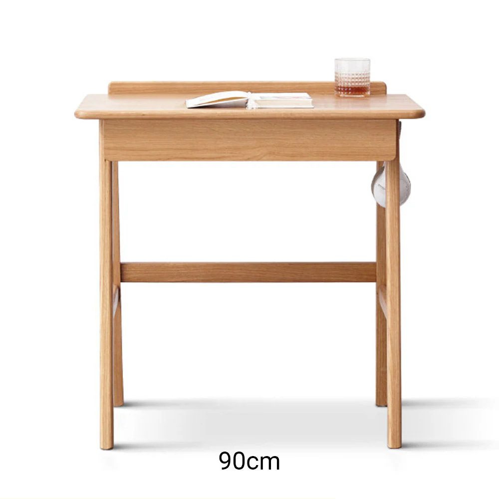 Narbonne Natural Solid Oak Office Desk - Image 11