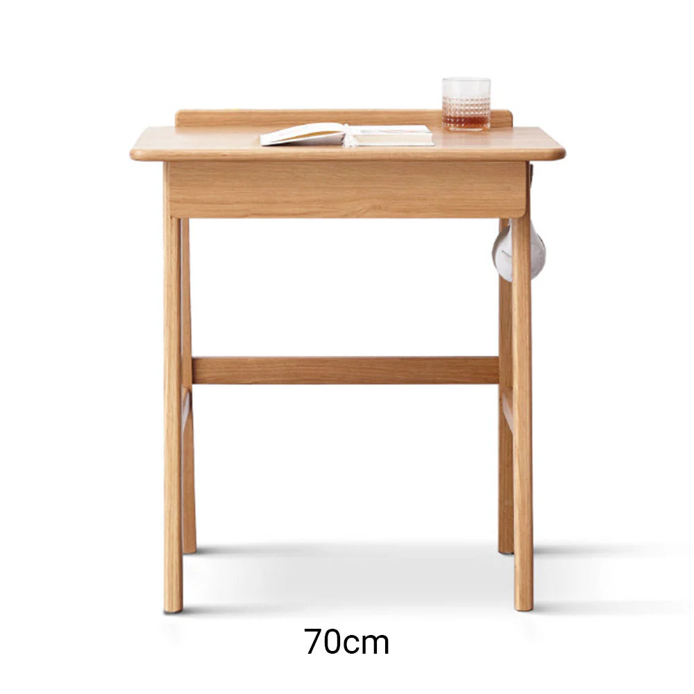 Narbonne Natural Solid Oak Office Desk - Image 9