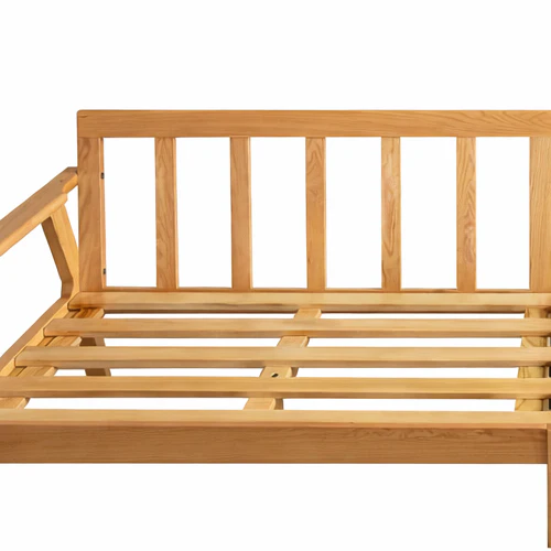 Nayoro Natural Solid Oak Seat Sofa - Image 11