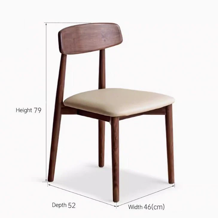Newark Solid Walnut Dining Chair - Image 9