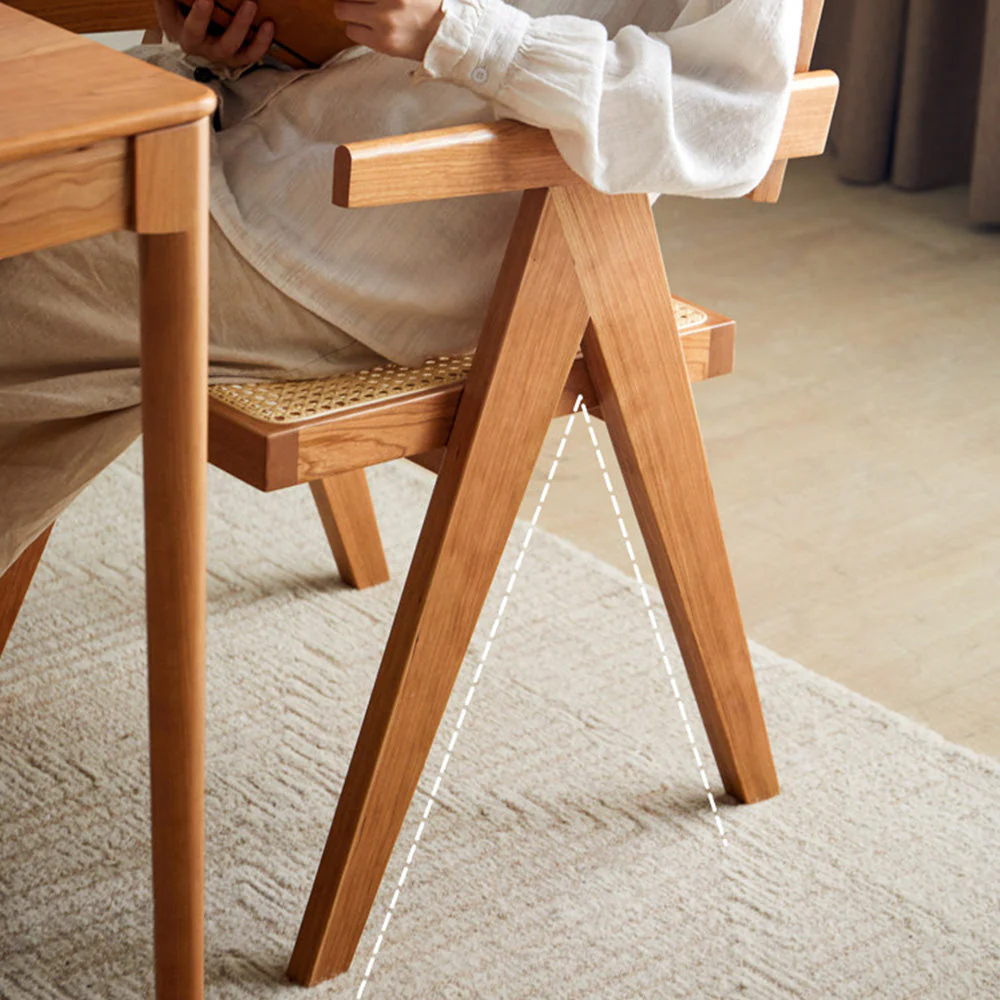 Nordic Natural Solid Cherry Designer Chair - Image 12