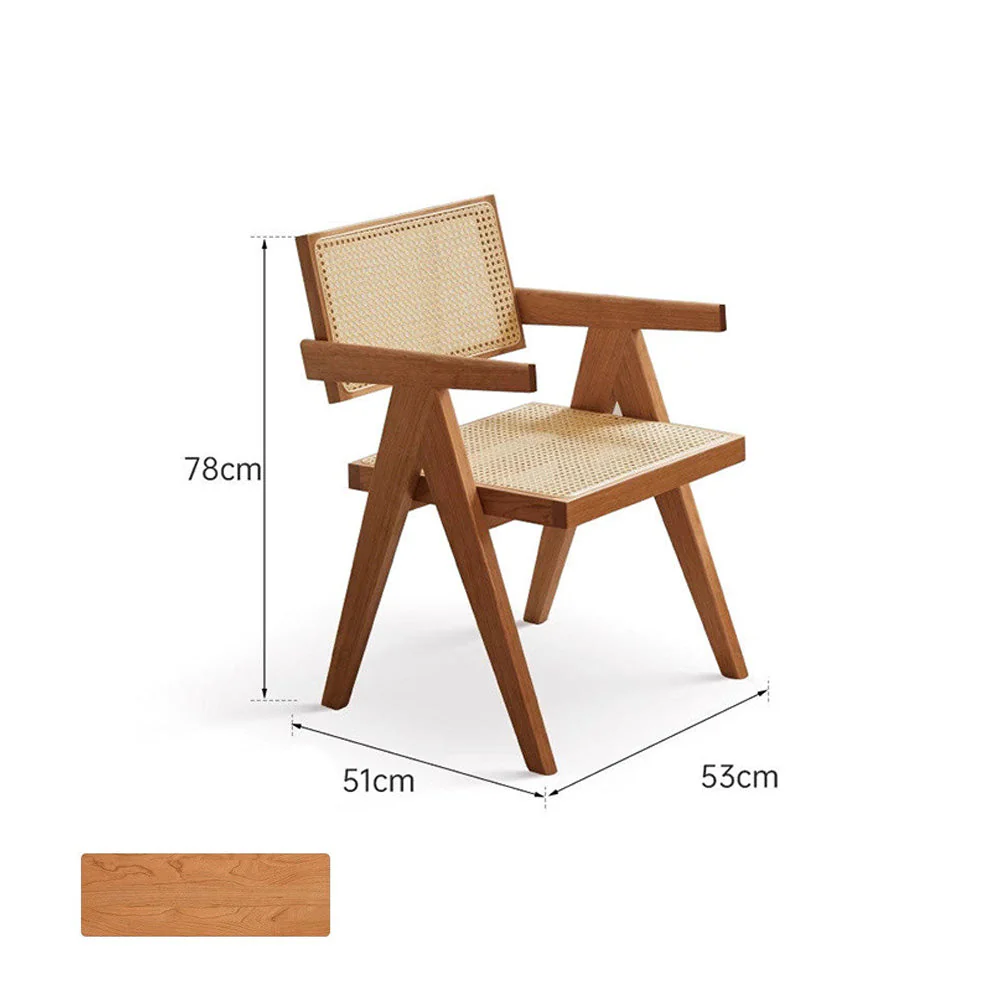 Nordic Natural Solid Cherry Designer Chair - Image 13