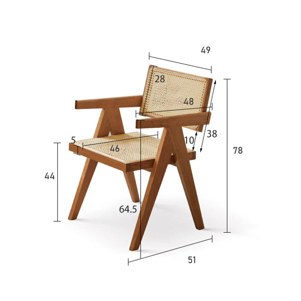 Nordic Natural Solid Cherry Designer Chair - Image 14