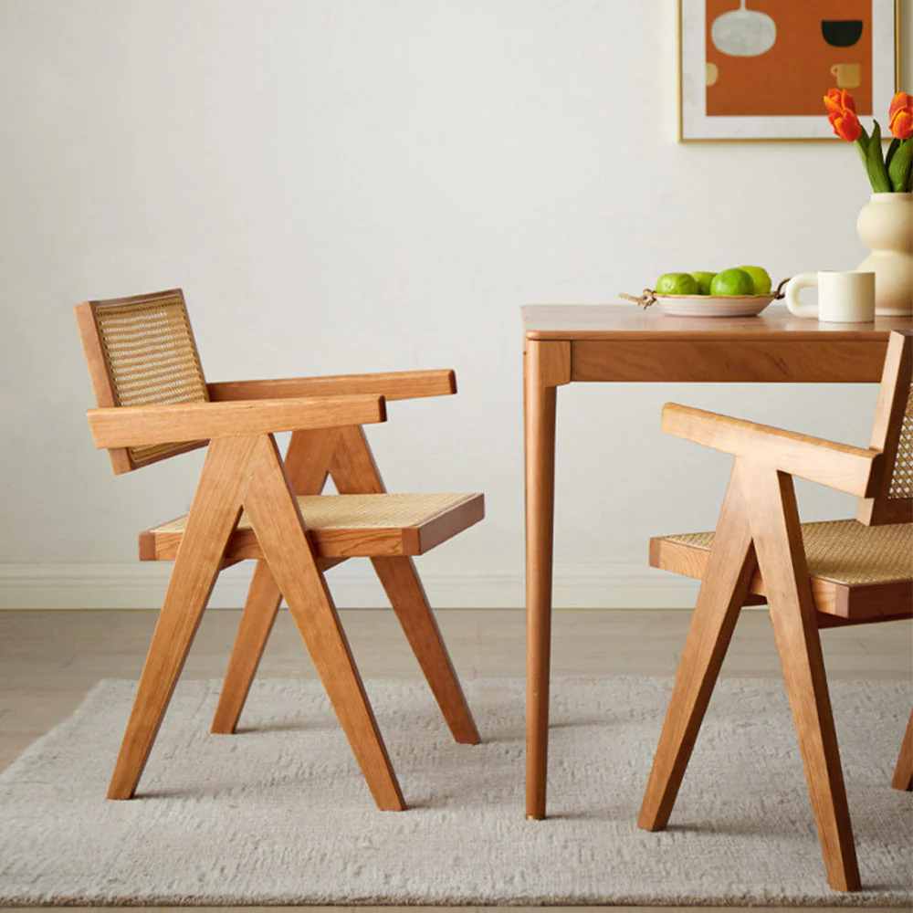 Nordic Natural Solid Cherry Designer Chair - Image 4