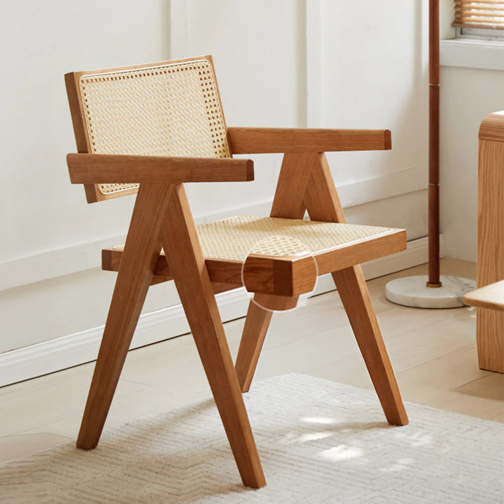 Nordic Natural Solid Cherry Designer Chair - Image 7