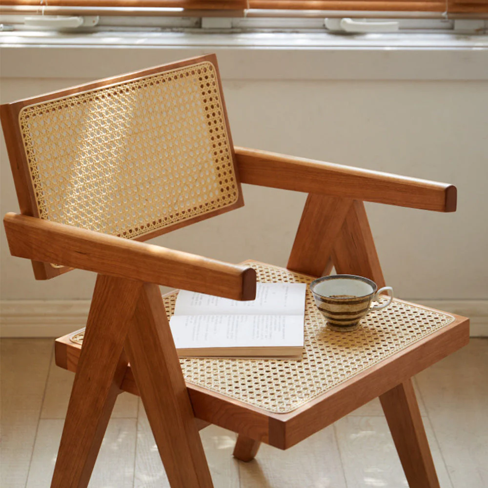 Nordic Natural Solid Cherry Designer Chair - Image 8